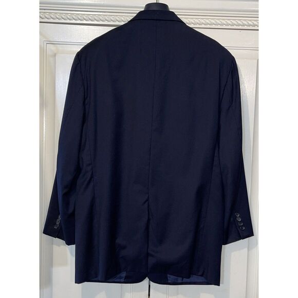 Loro Piana Samuelsohn Blazer Mens‎ 42R Navy Blue 110s Wool Jacket Sport Coat - Picture 3 of 14